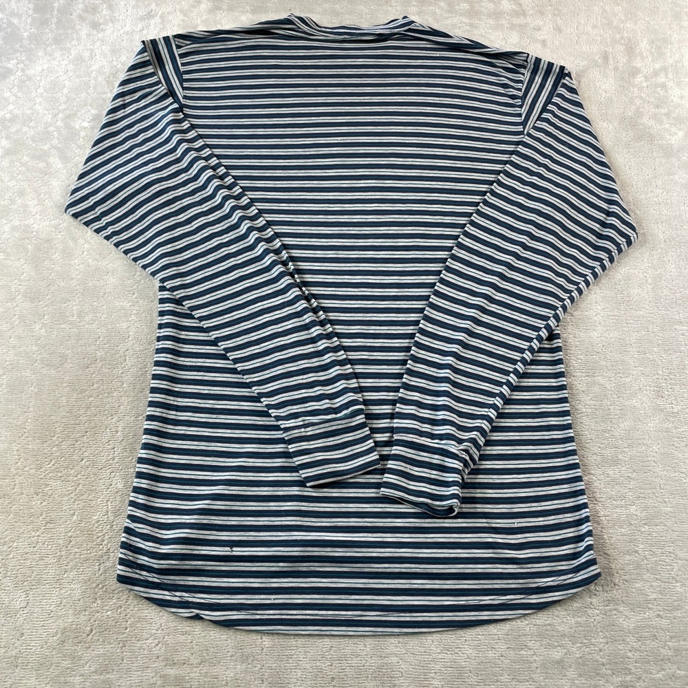 Vintage REI Base Layer Tee Mens Large Blue Long Sleeve USA Gorpcore Outdoor - Picture 8 of 9